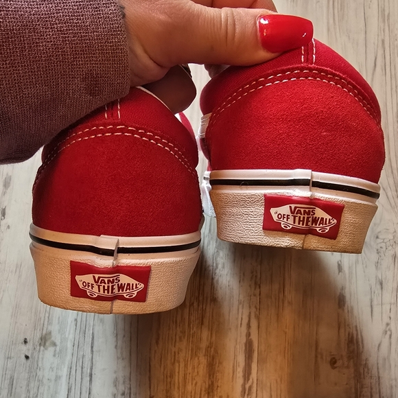 Vans Old Skool Skate Shoe - Racing Red - Picture 4 of 4